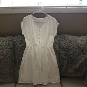 White Eyelet Dress